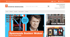 Desktop Screenshot of hoornseboekhandel.nl