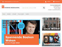Tablet Screenshot of hoornseboekhandel.nl
